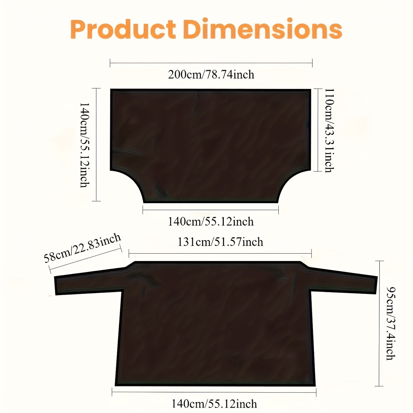 Magnetic Car Windshield Front And Rear Shield Sun Protection