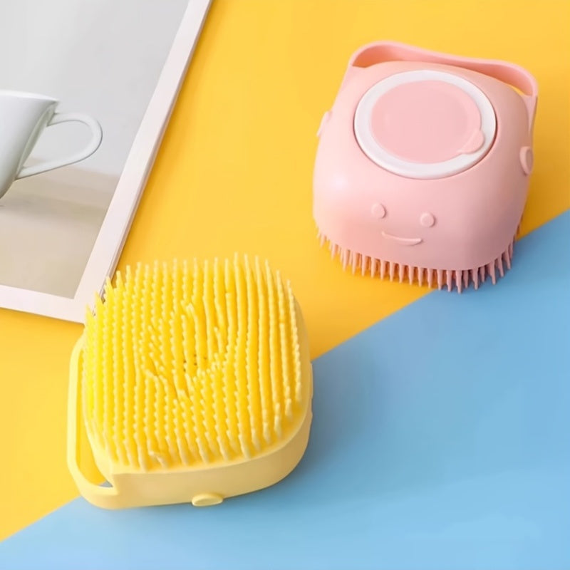Silicone Pet Bath Brush Kit For Cat And Dog Grooming