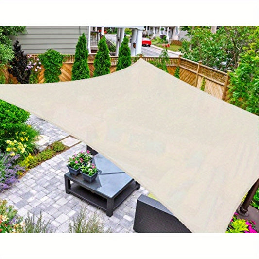 Outdoor Sun Shade Sail Canopy for Pool and Patio Use