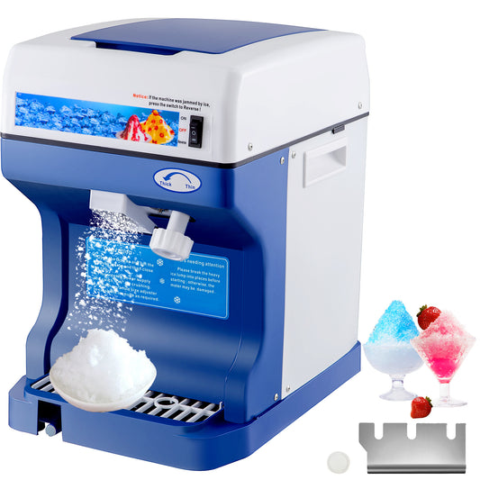 110V Electric Ice Shaver Tabletop With Adjustable Texture