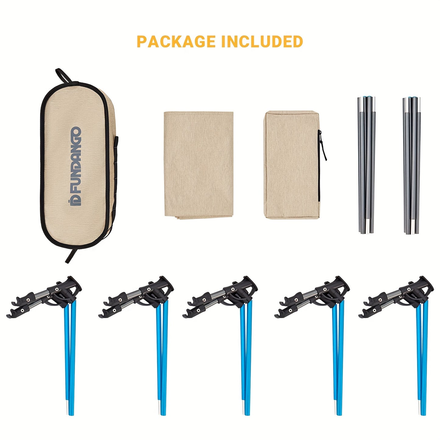 Fundango Ultralight Folding Tent Bed for Outdoor Adventures