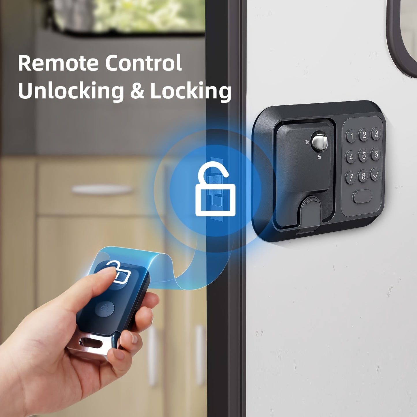 Versatile Keyless RV Entry Door Lock for Trailers and Campers