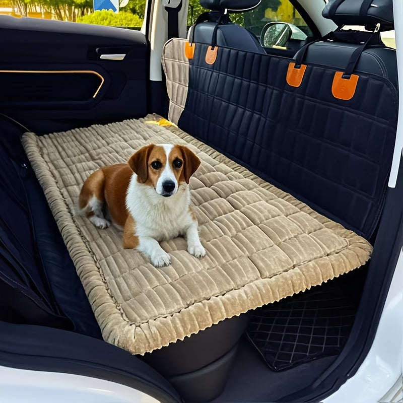 Non Slip Car Dog Seat Cushion Ergonomic Design For Comfort
