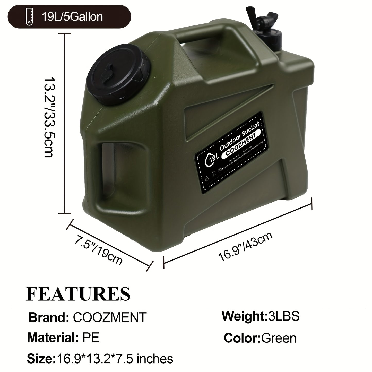 BPA Free Collapsible Water Containers for Camping and Hiking