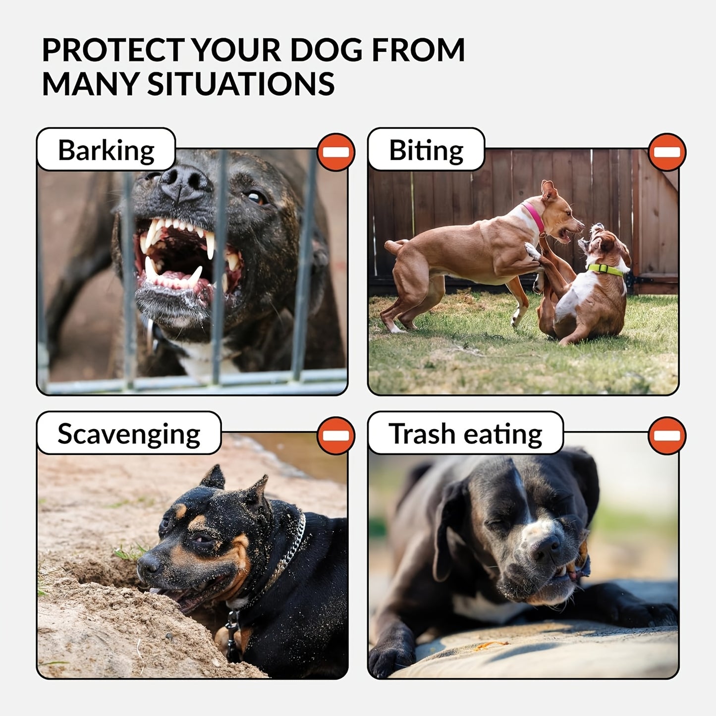 Stainless Steel Dog Mouth Cage For Training Adjustable Buckle