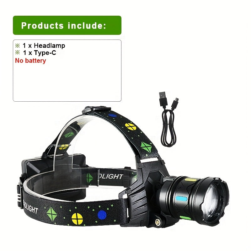 Paweinuo Rechargeable Headlamp for Outdoor Work and More