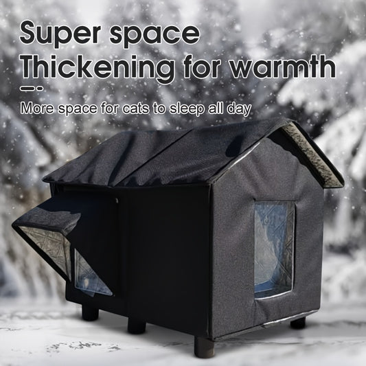 Winter Outdoor Pet Shelter For Cats And Dogs Rainproof