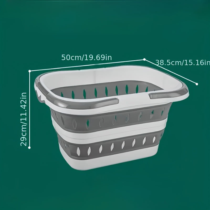 Portable Foldable Laundry Basket Wall Mount For Bathroom
