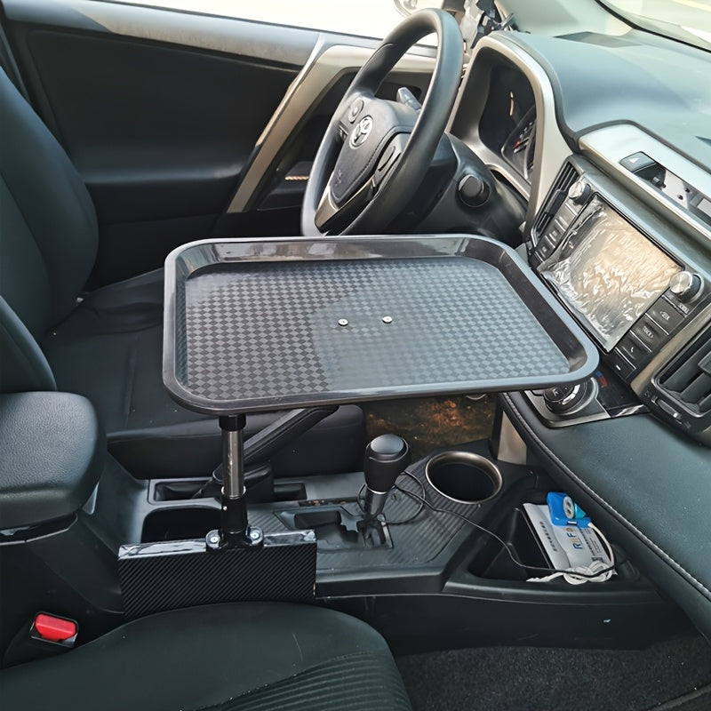 Car Cup Holder Tray Organizer with Phone Holder and Storage