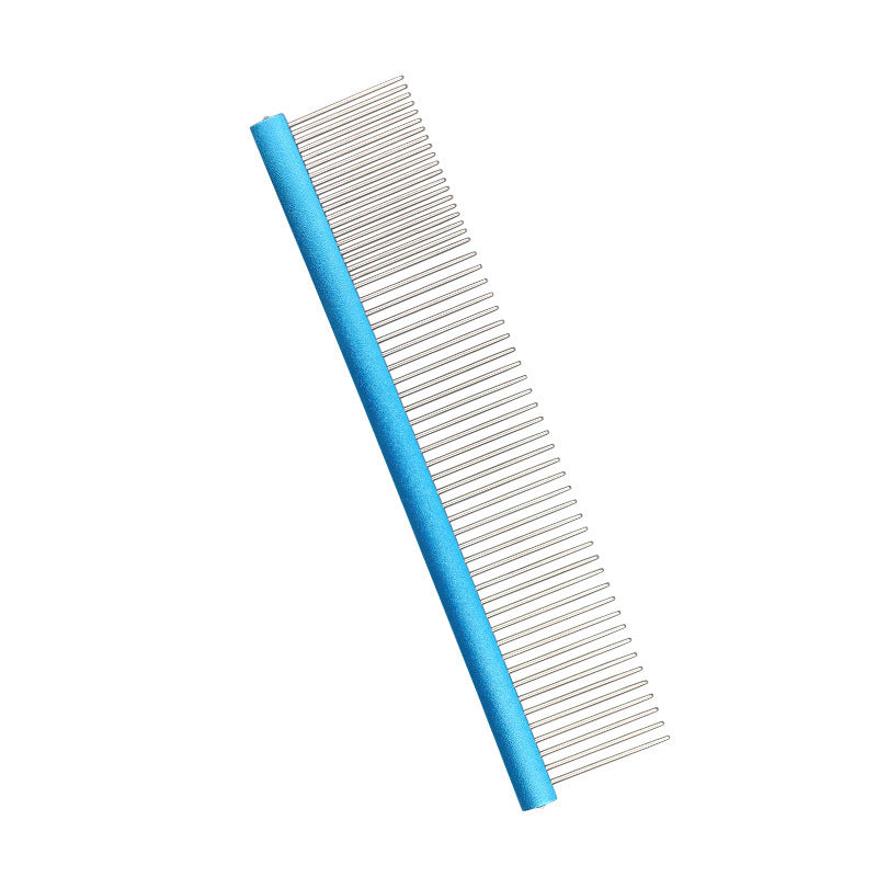 Metal Detachable Pet Grooming Comb With Ergonomic Handle