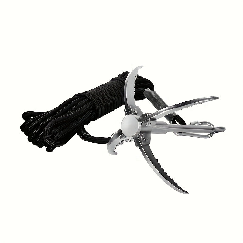 Heavy Duty Grappling Hook 880lb Capacity Stainless Steel