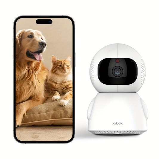 WiFi Indoor PTZ Camera 360 Rotation Night Vision Intercom