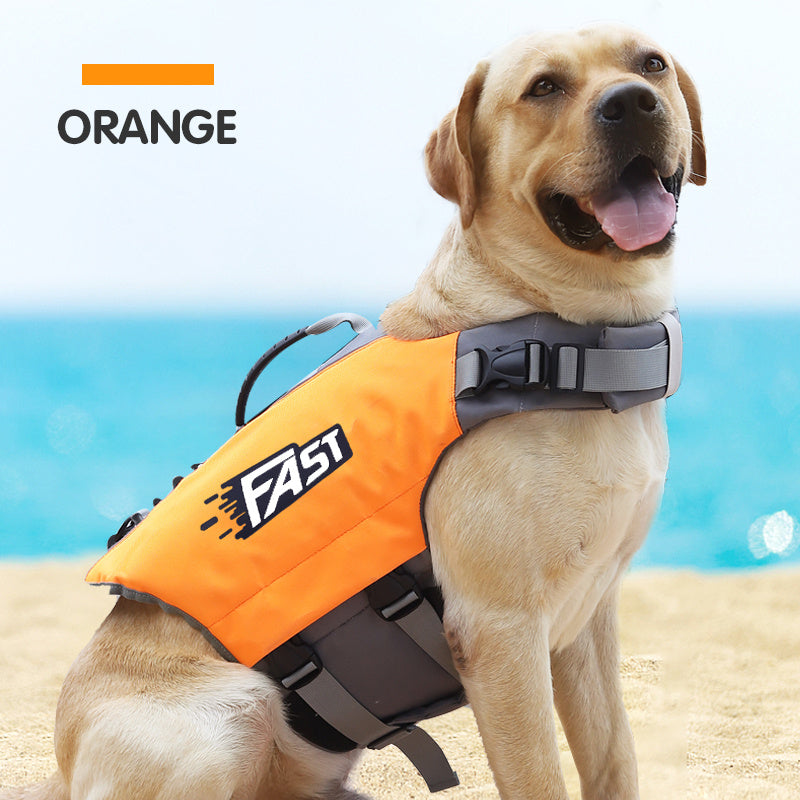 Durable Dog Life Jacket Reflective Adjustable Handle