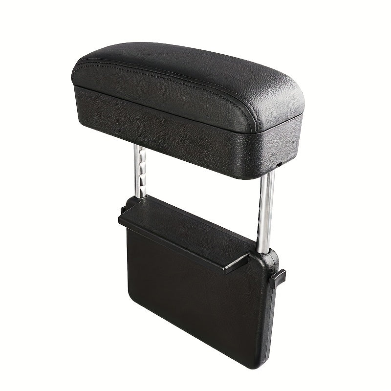 Adjustable Car Armrest Cushion with Storage Box Organizer