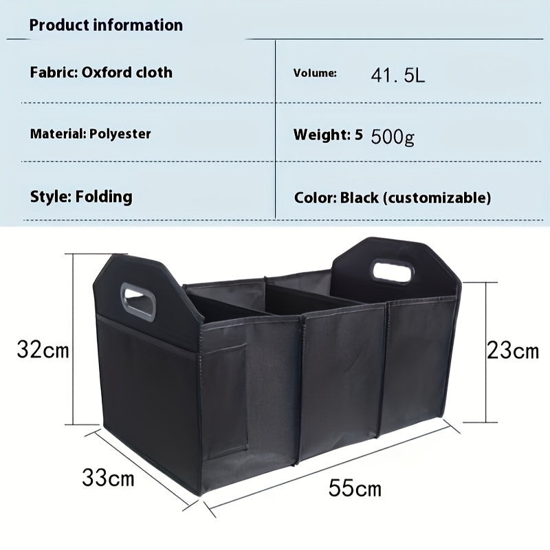 Durable Trunk Organizer Large Capacity Insulated Cooler Bag