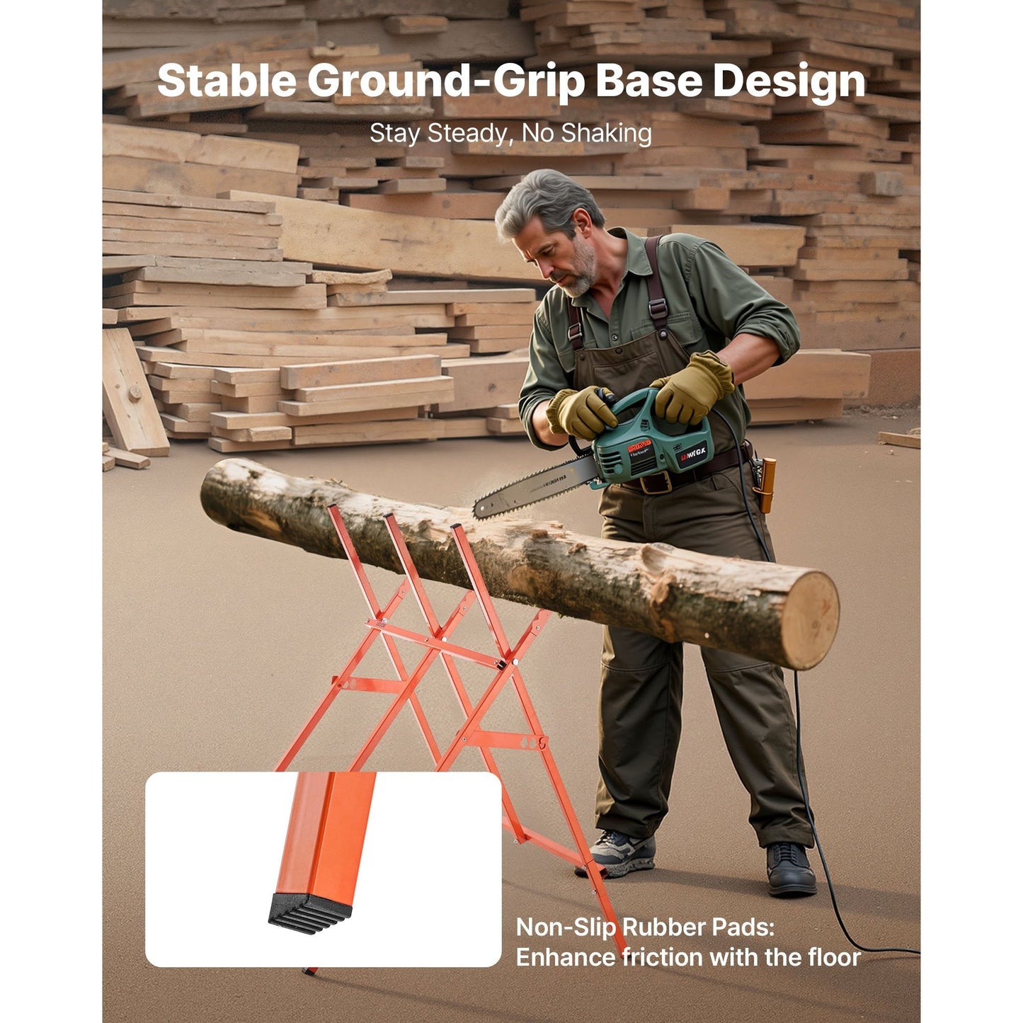 Heavy Duty Saw Horses Two Pack With 260 Lb Capacity