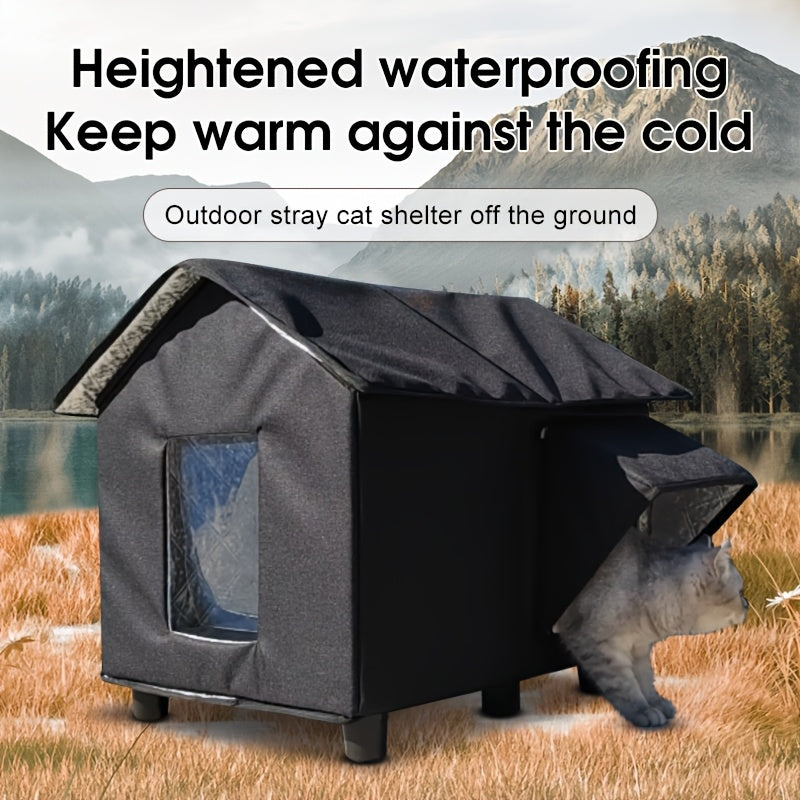 Winter Outdoor Pet Shelter For Cats And Dogs Rainproof
