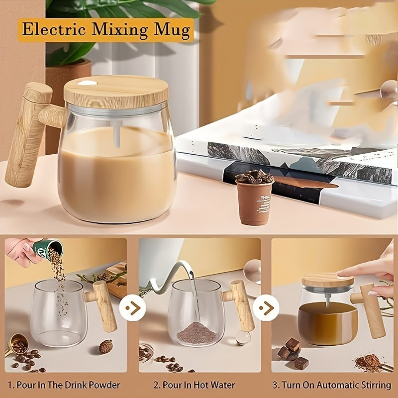 Electric Self Stirring Mug Battery Powered Coffee Mixer