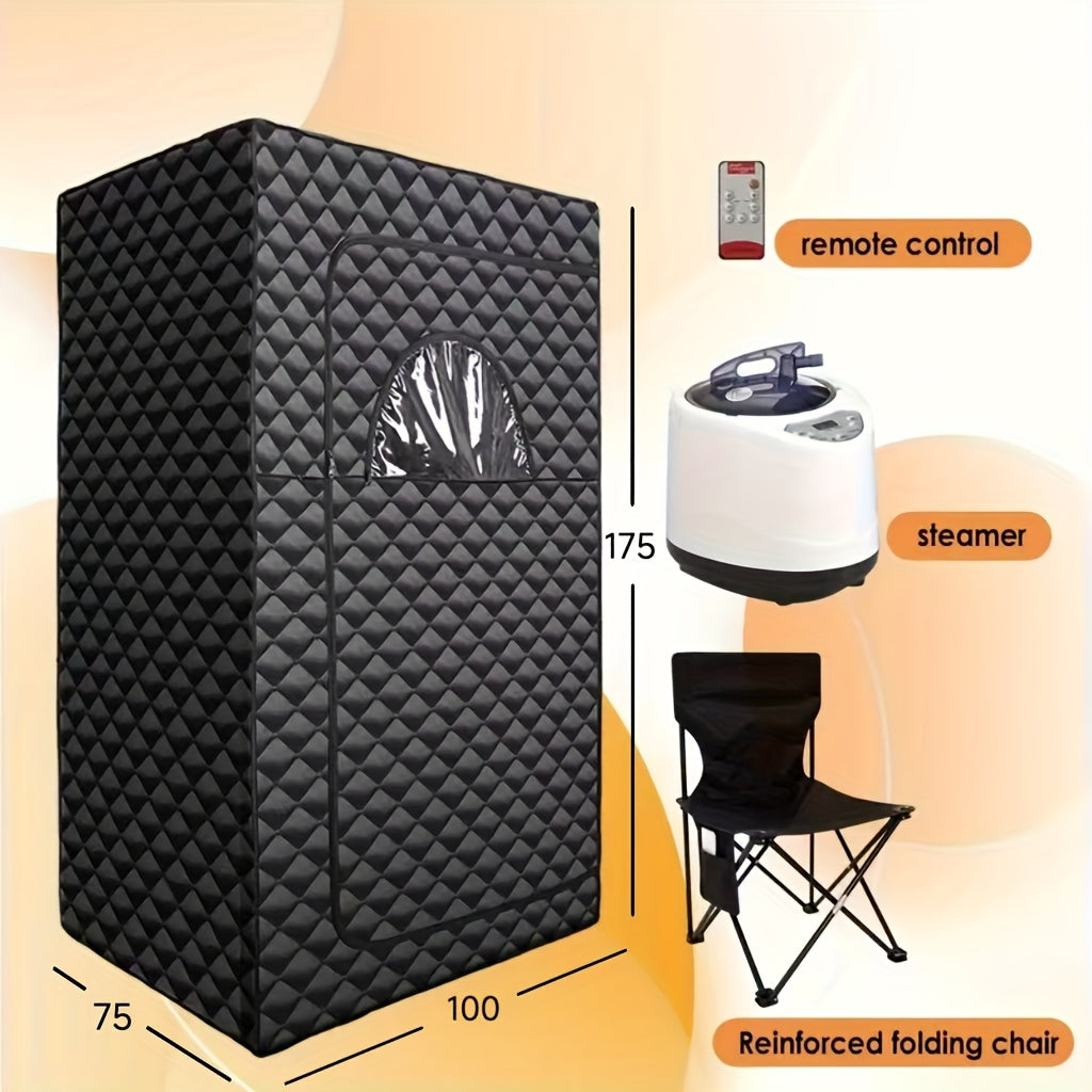 Portable Steam Sauna Box for Home Wellness and Relaxation