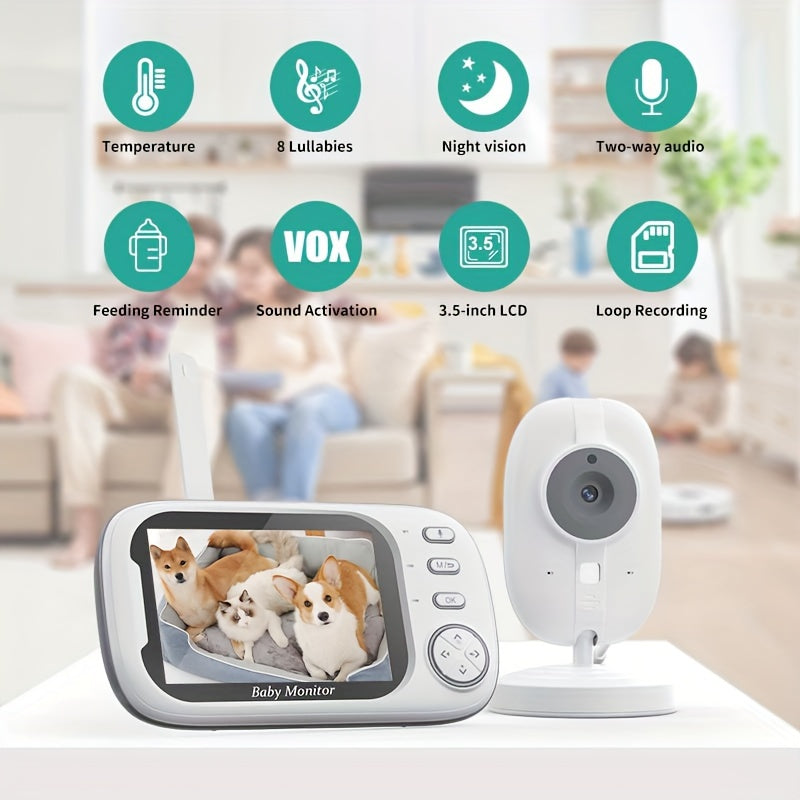 Pet Monitor Night Vision Camera With Two Way Audio 720P