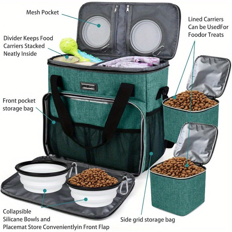 BAGLHER Airline Pet Travel Kit TSA Approved Carrier Pouch