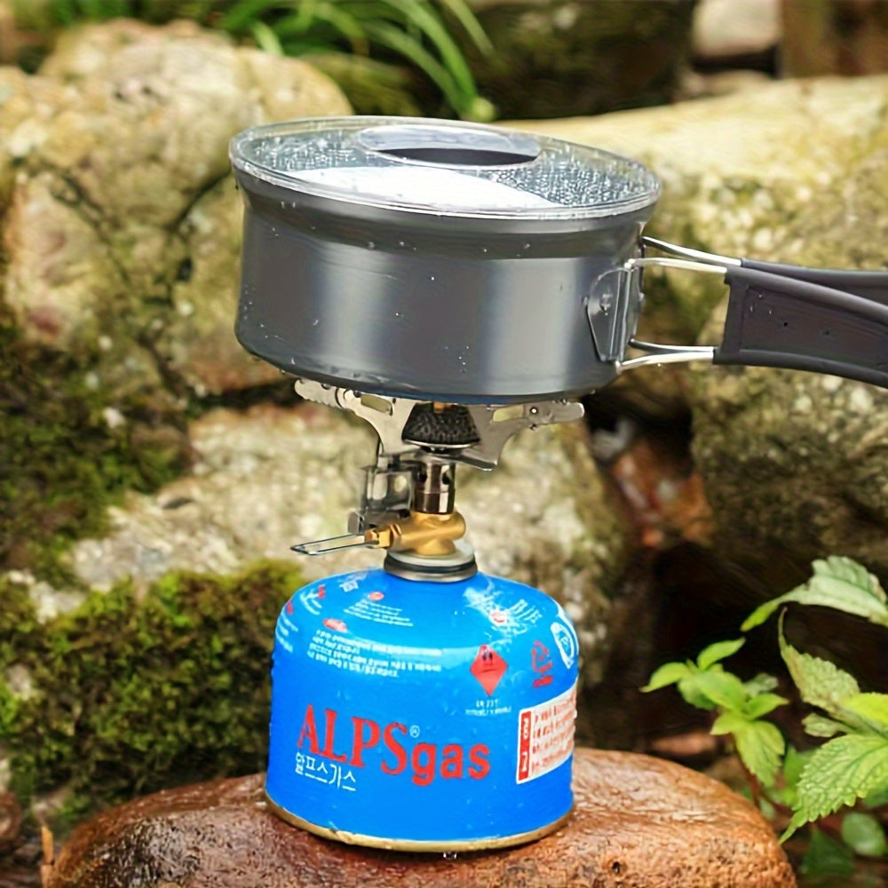 Portable Titanium Gas Stove Head Folding For Outdoor Cooking